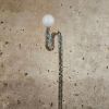 Steel & Glass Floor Lamp — Lasso by Nitush Aroosh | Lamps by Nitush Aroosh. Item made of steel with glass works with contemporary & eclectic & maximalism style