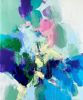 Other Side of the Rain | Mixed Media by Cobie Cruz. Item composed of canvas in art deco style
