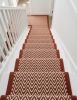 Handwoven Woolen Terracotta Runner Rug | Rugs by Evergreen Carpets. Item made of wool works with boho & minimalism style