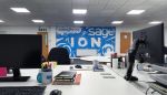 Ion Office Mural | Murals by Mark One87 | Ion Industries Ltd in Regent Centre. Item made of synthetic