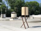 Triad Floor Lamp | Lamps by Designed with Purpose. Item composed of walnut