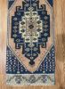 Hand-woven Turkish Rug Doormat| 1.4 x 3.2 | Small Rug in Rugs by Wool and Rug. Item composed of wool in boho or contemporary style