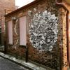 Aftermath: Asteroid | Street Murals by Hollis Hammonds. Item composed of synthetic