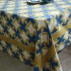 Tablecloth | Hopi Blue | Linens & Bedding by ichcha. Item made of cotton works with boho & minimalism style