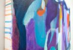 With Grace | Oil And Acrylic Painting in Paintings by Claire Desjardins. Item made of canvas