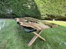Epoxy Wood Table, Epoxy Resin Live Edge Table, Dining Table | Tables by Tinella Collection. Item made of wood with metal works with contemporary & mediterranean style