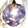 Palazzo Modern Chandelier 100 Art Glass Multi-Color Pendants | Pendants by Galilee Lighting. Item composed of metal & glass compatible with modern style