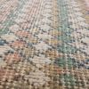 Vintage Mid-Century Geometric Beige-Brown Pink and Green | Area Rug in Rugs by Rug and Kilim