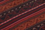 Vintage Persian Kilim in Red and Blue with Geometric Stripes | Area Rug in Rugs by Rug and Kilim