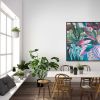 Summer Breeze Series | Oil And Acrylic Painting in Paintings by Amy Kim. Item made of canvas