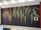 Rainbow Leaves | Murals by Susan Respinger | Woodvale Boulevard Shopping Centre in Woodvale. Item composed of synthetic