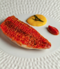 Texture plate Chuva - Set of 4 | Ceramic Plates by Mieke Cuppen | Restaurante Gaytán in Madrid