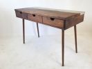 Lake Side Desk | Tables by Curly Woods. Item made of maple wood & concrete compatible with mid century modern style