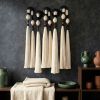 Mexican wall hanging, Boho woven wall hanging | Wall Sculpture in Wall Hangings by Sarmal Design. Item made of cotton with metal works with boho & contemporary style