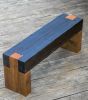 Shou sugi ban timber bench | Benches & Ottomans by RealSimpleWood LLC. Item composed of wood in minimalism or mid century modern style