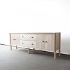 Mae Credenza | Storage by Crump & Kwash. Item made of oak wood & brass compatible with mid century modern and contemporary style