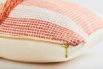 Tolima Lumbar Terracotta & Sage Green Pillow Case | Cushion in Pillows by ZUAHAZA | Finca San Felipe in La Calera. Item made of cotton & fiber compatible with boho style