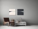 24x24 | Hidden Lake Diptych | Oil on Canvas | Oil And Acrylic Painting in Paintings by Studio M.E.