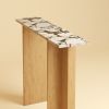 Marble and Oak Console Table - MAHA by Lebanto | Tables by Lebanto. Item made of oak wood & marble compatible with minimalism and contemporary style