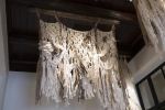 Macramé installation | Macrame Wall Hanging in Wall Hangings by Modern Macramé by Emily Katz | Ralph Lauren in Beverly Hills. Item made of cotton & fiber