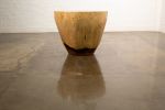 Carved Live Edge Solid Wood Trunk Table ƒ36 by Costantini | Side Table in Tables by Costantini Design. Item made of wood works with boho & contemporary style