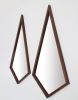Diamond Mirror | Decorative Objects by Alex Drew & No One. Item made of walnut compatible with contemporary and modern style