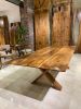 Custom Solid Black  Walnut Dining Table -In Stock | Tables by Gül Natural Furniture. Item made of wood works with minimalism & contemporary style