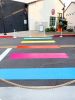 Rainbow Road | Street Murals by Stefanie Bales Fine Art. Item composed of synthetic