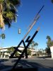 Heaven's Lightning | Public Sculptures by Miguel Edwards. Item made of metal