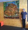 Sugar Maple | Oil And Acrylic Painting in Paintings by Noel Hefele | BYKlyn Cycle in Brooklyn