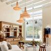 Wahad Crochet Pendant Lamp - Large | Pendants by Hamimi | Kimpton Rowan Palm Springs Hotel in Palm Springs. Item made of fabric with brass works with boho & minimalism style