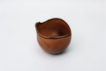 Natural‑Edge Walnut Vessel–Hand‑Turned Sculptural Art Object | Decorative Bowl in Decorative Objects by Holzkunst Samuel Meisinger. Item made of wood compatible with art deco and rustic style