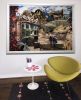 Famous, 51" X 65", Archival Pigment on Matte Paper, A/P | Mixed Media by Steven Rudin. Item made of paper