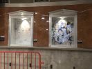 "Breakthrough Blush and Untitled 67" at Newark Penn station Interior | Street Murals by Serena Bocchino | Newark Penn Station in Newark