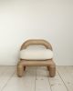 LITHIC Lounge Chair | Chairs by Maha Alavi Studio. Item composed of oak wood in contemporary or japandi style