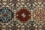 Hand-Knotted Qashqai Rug in Beige Red Geometric Pattern | Area Rug in Rugs by Rug and Kilim