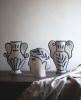 Ceramic Vase 'Artemis - Blue’ | Vases & Vessels by INI CERAMIQUE. Item made of ceramic works with minimalism & contemporary style