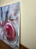 Floral Energy | Oil And Acrylic Painting in Paintings by Viktoria Ganhao. Item made of canvas