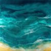 Private Collection:  Island Hopping, 2 | Prints by MELISSA RENEE fieryfordeepblue  Art & Design. Item composed of paper in contemporary or coastal style