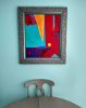 Are You Following the Straight and Narrow | Oil And Acrylic Painting in Paintings by Reade C Gloeckner Fine Art. Item composed of canvas and synthetic
