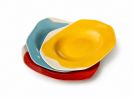 BAUHAUS Deep Plates — Set of 4 | Dinnerware by Pottery & Poetry. Item composed of ceramic in contemporary style