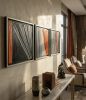 Abstract Art Contemporary Wall Decor, 3D Canvas Painting | Collage in Paintings by Sarmal Design. Item made of canvas with fiber works with boho & minimalism style