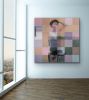 Beauty and the Inner Beast#3 | Oil And Acrylic Painting in Paintings by silvia poloto. Item composed of synthetic compatible with contemporary and modern style