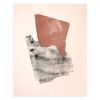 Rainshadow No 2 Monotype | Oil And Acrylic Painting in Paintings by Melissa McGill. Item composed of paper and synthetic in minimalism or mid century modern style