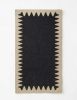 Handwoven Woolen Grey Runner Rug | Rugs by Evergreen Carpets. Item made of wool works with boho & minimalism style