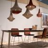 Wahad Crochet Pendant Lamp - Large | Pendants by Hamimi | Kimpton Rowan Palm Springs Hotel in Palm Springs. Item made of fabric with brass works with boho & minimalism style