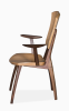 Grand Lily Arm Chair | Dining Chair in Chairs by Brian Boggs Chairmakers. Item made of wood works with contemporary style