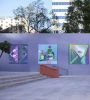 Pershing Square // Exterior & Interior Objects | Street Murals by Caroline Geys | Pershing Square in Los Angeles. Item composed of synthetic