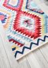 Luxor Handwoven Multi Colored Rug | Runner Rug in Rugs by Mumo Toronto. Item composed of fabric