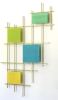 "Axial" Glass and Metal Wall Art Sculpture | Wall Sculpture in Wall Hangings by Karo Studios. Item composed of metal and glass